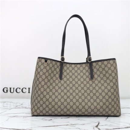 Gucci GG Emblem Large Tote Bag 815212 Black