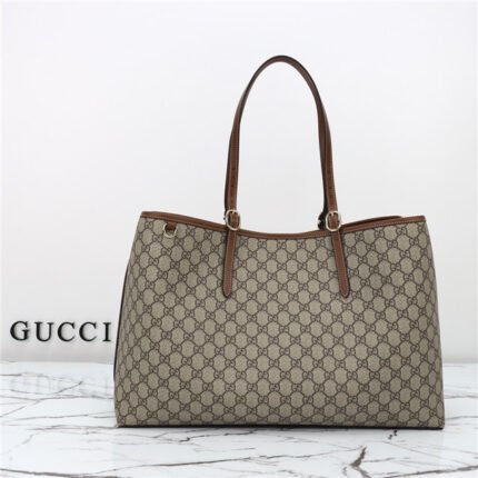 Gucci GG Emblem Large Tote Bag 815212 Brown